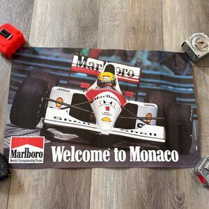 Ayrton Senna F1 Marlboro Poster - 23" x 16"